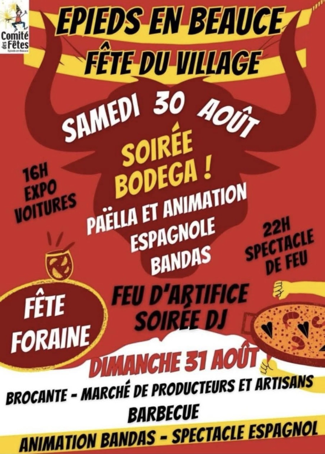 Ambiance sympathique à Epieds en Beauce